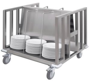 STACKING PLATE TROLLEY